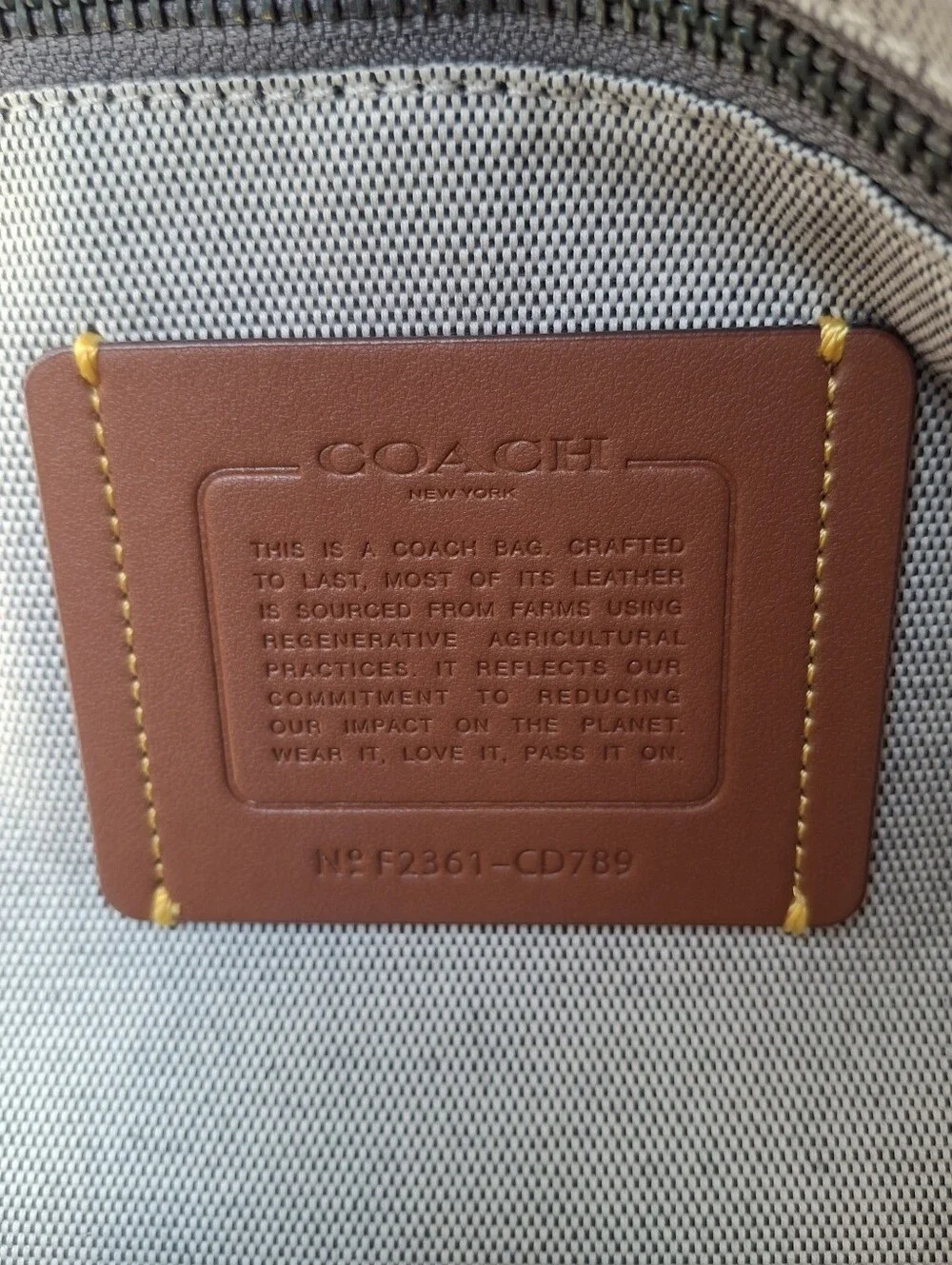 Coach Rogue Briefcase Laptop In Black Regenerative Pebbled Leather #CD789